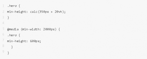 Clamp()、Max() 和 Min() CSS 函數(shù)的用例9